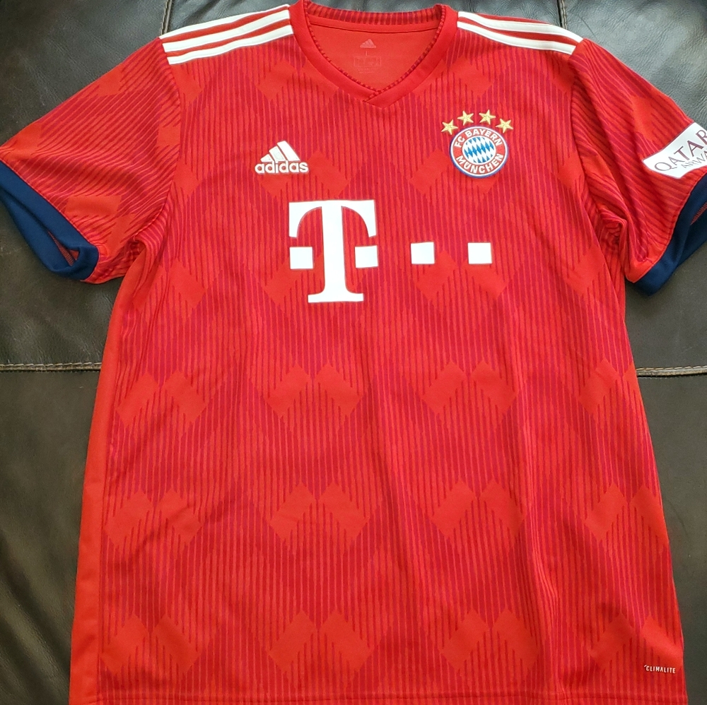 Bayern Munich Adidas Soccer Jersey Mens Large